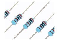 20pcs 1W Metal Film Resistor 1.8 2 2.2 18 20 22 180 200 220 R K Ohm Five-color Ring 1% 0.18ohm 0.22ohm Resistance 1R8 2R2 2R 2K CZAOINCU(1W 43K 20pcs)