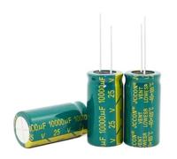 20pcs 25V10000UF 10000UF 25V High frequency low resistance Electrolytic Capacitors 18 * 35MM Capacitance Meters