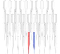 20pcs 2ml Pipette,Pipette contagocce,Pipetta contagocce,Contagocce plastica,Pipetta,Contagocce,Pipette Trasferimento Graduate Trasparenti,per Trasferire Profumo,Olio Essenziale,Laboratorio