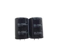 20PCS-2PCS 63v12000uf Condensatore elettrolitico radiale 12000uf 63V 35x50mm Elementi di accumulo di energia (Size : One Size)