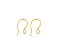 20pcs 304 Ganci per Orecchini in Acciaio Inossidabile 22x11x1mm con Foro Passante per Orecchini a Filo per Gioielli Fai da Te Practical Treatment