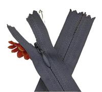 20Pcs 36cm Long Invisible Zippers DIY Nylon Coil Zipper For Sewing Clothes Dress Garment Acceossories(Dark Grey num312)