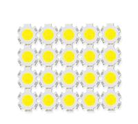20Pcs 3W 5W 7W 10W LED Chip Sorgente LED Ad Alta Potenza COB Side 11mm Lampadina Faretto Faretto Lampade A Luce,Bianco Naturale 4000K,7W