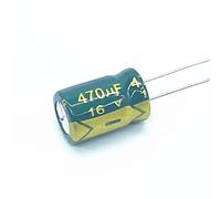 20pcs 470uf16V Condensatore elettrolitico in alluminio ad alta frequenza a bassa ESR/impedenza Size8 * 12mm 16V 470uf Elementi di accumulo di energia