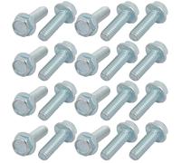 20Pcs 5/16-18 x 1 Inch Thread Carbon Steel Hex Serrated Head Flange Screw Bolt