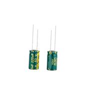 20PCS~500PCS High Frequency Capacitor 6.3V 10V 16V 25V 35V 50V 400V 450V 47UF 10UF~3300UF 100UF 220UF 330UF 470UF 1000UF 2200UF NWPNLXEA(35V220UF 200PCS)