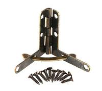 20pcs 90 Gradi Cardini Supporto Cerniera Molla per Gioielli Cassa del Vino Guarda la Scatola Coperchio in Legno(Bronze)