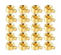 20pcs a Crimpare Perline per Gioielli Creazione Argento Spaziatori Metallo Spina