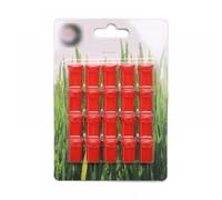 20PCS Accessorio per la protezione delle piante Pressione Antivento Atomizzazione Ugello a ventaglio piatto Irrigatore anti-deriva Compatibile con droni spray agricoli(RED 04)