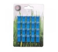20PCS Accessorio per la protezione delle piante Pressione Antivento Atomizzazione Ugello a ventaglio piatto Irrigatore anti-deriva Compatibile con droni spray agricoli(BLUE 03)