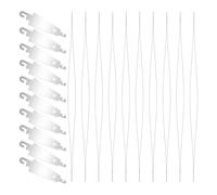 20PCS Acciaio Inox Punzone Ago Threaderslong Cucito Infilatori