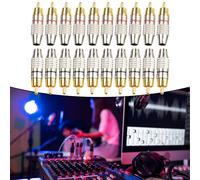 20pcs Adattatore Connettori Audio for Casse / Amplificatori Riparazione Durevole
