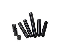 20Pcs alluminio Spacer Messaggio Colonna M3 alluminio rotonda Standoff Spacer Modello supporti spaziatura vite M3 nero, 4mm