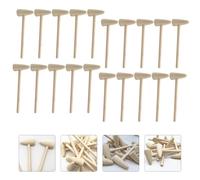 20pcs bambini mini martelli interessanti mazze in legno giocattoli per bambini