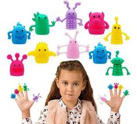 20pcs Bambole da Dito, Burattini a Dito, Marionette da Dito per Bambini, Mostro Occhio Marionette da Dito, Perfetto per Halloween. Festa di Cosplay, Festa di Pasqua