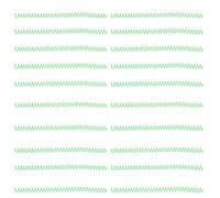 20pcs bobine di legame a spirale 30 foglio ABS Legatura a spirale di plastica per lavoro di cartoleria (Verde)