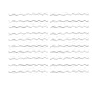 20pcs bobine di legame a spirale 30 foglio ABS Legatura a spirale di plastica per lavoro di cartoleria (Trasparente)