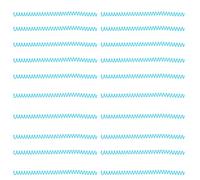 20pcs bobine di legame a spirale 30 foglio ABS Legatura a spirale di plastica per lavoro di cartoleria (Blu)