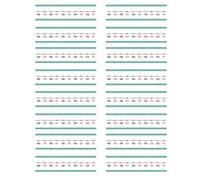 20Pcs Cancellabile Addizione Sottrazione Operazioni Pratica Carte Matematica Insegnamento Scheda per bambini in età prescolare Apprendimento precoce Portatile Linea Numeri Set