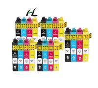 20pcs cartucce di inchiostro compatibili per stampanti a getto d'inchiostro stilo sx110 sx105 sx115 sx200 sx205 sx209 sx210 t0711 t0712 t0713 t0714(5 set)