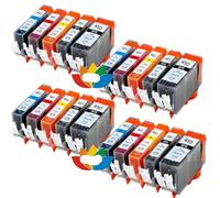 20pcs cartucce di inchiostro PGI 450 CLI 451 BK C M Y per MG5440 MG5540 MG6440 IP7240 MX924 IX6540 IX6840