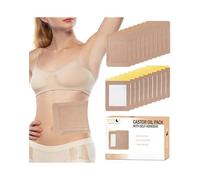 20pcs Castor Oil Pack Wrap, Castor Oil Pack Wrap Organic Cotton, Organic Castor