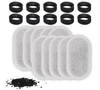20pcs Cat Water Fountain Filter, Replacement Pet Fountain Filters with Filter Sponges for Stainless Steel Pet Water Fountain 108oz 67oz