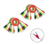20PCS Clip Elettriche 16inch/Cavi di Prova con Clip/Test