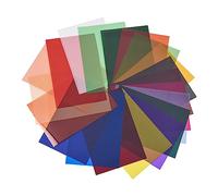 20pcs Correzione del Colore Gel Filtro Luce Foglio Correzione Colore Filtri Kit Filtri Trasparenza Colorata Film, Dimensioni 9.8 * 6.6cm/3.8 * 2.6in