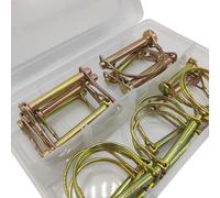 20PCS D Shape Square Lock Molla di Sicurezza Cotter Pin Set Kit di Chiusura a Sg