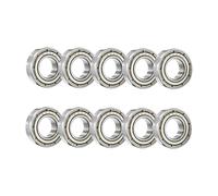 20pcs Deep Groove Ball Bearings, 8x16x5mm Double Shielded, for 3D Printer and Heavy Load Applications,Come mostrato,8x16x5mm