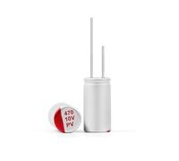 20Pcs DIP Solid Electrolytic Capacitor 10V470UF 6.3x8 DIY Graphics Card Motherboard AUOQKQUT