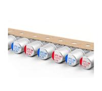 20Pcs DIP Solid Electrolytic Capacitor 2.5V820uF 6.3V100 270UF 330UF 470UF 560UF 680UF 1000UF Graphics Card Motherboard AUOQKQUT(6.3V1500UF 8x12)