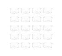 20pcs DIY Candle Mold Plastic Candle Container Wax Melt Box for Candle Making