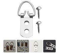 20Pcs Durable Metal D Ring Picture Hangers Heavy Duty Frame Hanging Hardware