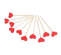 20Pcs Etichetta di Piante da Frutto in Legno Bellissimo Giardino a Forma di Cuore Prezzo da Cartellino Ornamento Forniture per Contrassegnare e Identificare Semi Erbe Piante