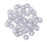 20Pcs Fermaglio per capelli da sposa Diamante Perla Fiore Perni per capelli Forcella per capelli Ornamenti per capelli da donna Pettine per capelli Ragazza Copricapo Sposa Accessori per copricapo da s