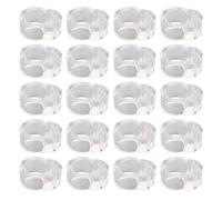 20Pcs Fermaporta da Parete, Protezione da Parete Fermaporta, Tampone per Manopola Anticollisione in PVC Trasparente Tampone per Maniglia per Porta in Gomma Trasparente Fermaporta per Protezione della