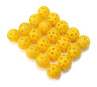 20pcs flusso d'aria sfere vuote per la pallina di pratica (gialla) palla vuota