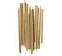 20Pcs Folk Chitarra Acustica Fret Wire Set 2mm Ottone Dorato Qualità