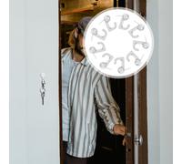 20pcs ganci a spillo a spinta in lega con i tiri per la parete decorativa ganci