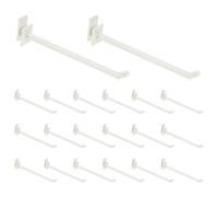 20Pcs Ganci per Pannello Listelli 5.5" Bianco