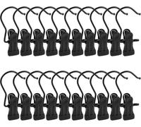 20Pcs Grucce Metallo Ganci Con Pinza Da Appendere Gruccia Appendiabiti Grucce Ap