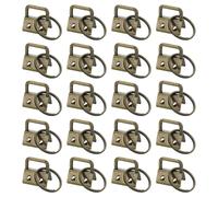 20PCS Hardware Per Chiave Con Anelli Portachiavi Per Cinghie In Bronzo