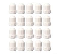 20PCS Heating Manifold Knob M30x1.5 White ABS | Precise water flow adjustment, consistent floor per temp, smart per dial control, white finish, 20-piece set