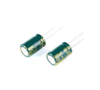 20pcs High Frequency Aluminium Electrolytic Capacitor 10V 16V 25V 35V 50V 63V 100V 1UF~3300UF Capacitance Low Resistance DIP MQXFCZUX(25V 1500UF)