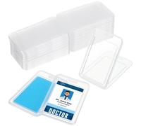 20pcs Holder ID trasparente Dispositivo in plastica Tag Frost Tag ID (bianco)