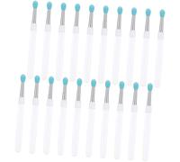 20Pcs Igienico Silicone Spazzole Trucco Lip Applicatori con Coperture Protettive Accessori Cosmetici Spazzole Cosmetiche