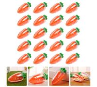 20pcs imitazione forma di carota forma caramelle scatole di immagazzinaggio di