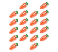 20pcs imitazione forma di carota forma caramelle scatole di immagazzinaggio di